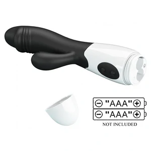 Pretty Love Snappy Black — Iepuraș Dual, 30 Moduri Negru