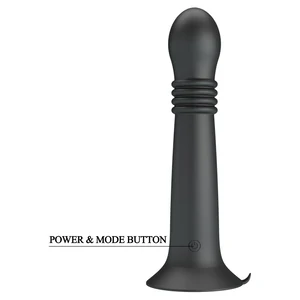 Pretty Love Stellan Vibrator 4 împingeri 4 Rotații Negru