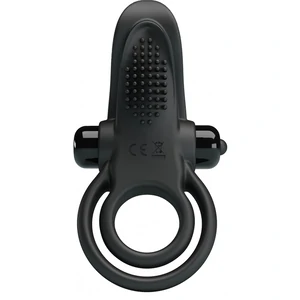 Pretty Love Vibrant Penis Ring Negru