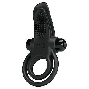 Pretty Love Vibrant Penis Ring Negru