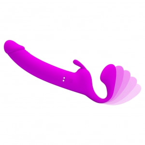 Pretty Love Zanini Vibrant Reîncărcabil Strapless Strap‑On Mov Pretty Love Zanini Vibrant Reîncărcabil Strapless Strap‑On Mov pe Denysa.ro