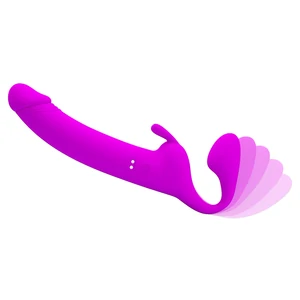Pretty Love Zanini Vibrant Reîncărcabil Strapless Strap‑On Mov Pretty Love Zanini Vibrant Reîncărcabil Strapless Strap‑On Mov pe Denysa.ro