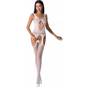 Catsuit Passion BS057 Alb pe Denysa.ro