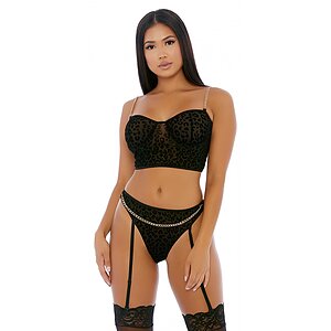Set Forplay Chain Me Up Negru pe Denysa.ro
