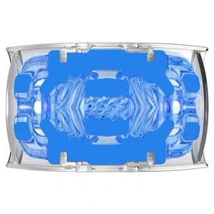 Quickshot Turbo Blue Ice Fleshlight Compact Prindere Dinamică Albastru