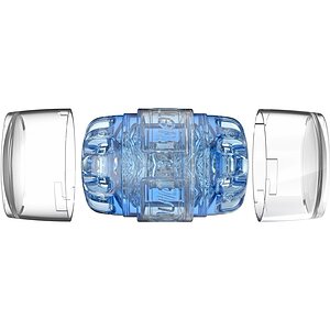 Quickshot Turbo Blue Ice Fleshlight Compact Prindere Dinamică Albastru