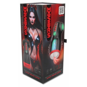 Raven Masturbator Automat Reîncărcabil cu Sucțiune și Vibrații Negru