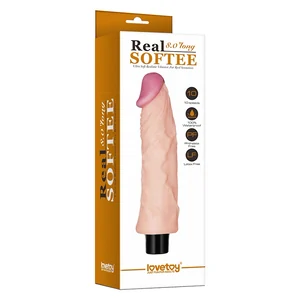 Real Softee Vibrating Dildo 21cm