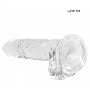 Realistic Dildo 19cm Transparent