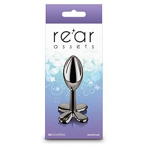 Rear Assets Clover — Dop Anal Aluminiu Argintiu