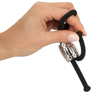 Rebel Heavy Rope Inel Reglabil Pentru Penis și Testicule Negru