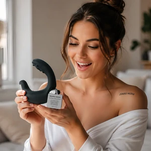 Rebel Prostate Stimulator Negru Silicon
