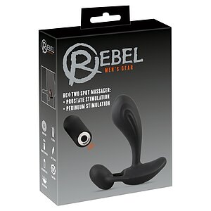 Rebel Two Spot Massager Reîncărcabil Negru