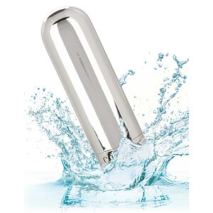 Rechargeable Hideaway Ou Vibrator Argintiu
