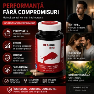 RedLine 60 Capsule cu Extracte Pentru Bărbați