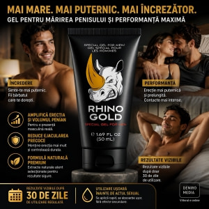 Rhino Gold Gel Mărire Penis 50ml