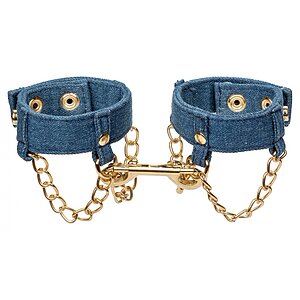 Ride Em Denim Wrist Cuffs Albastru pe Denysa.ro