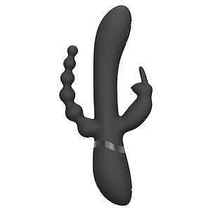 Rini Pulse Wave And Vibrating Dubla Actiune Negru pe Denysa.ro