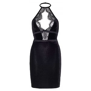 Rochie Leg Avenue Jasmine Velvet Negru M