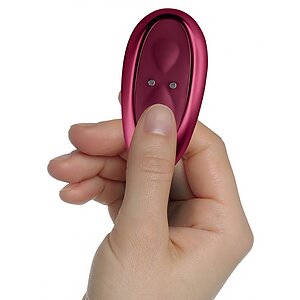 Rocks-Off Ruby Glow Blush — 2 Motoare, USB Reîncărcabil Vişiniu