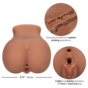 Roller Babe: Masturbator Dual TPE, Ton Caramel