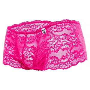 Rose Lace Boy Short Roz Rose Lace Boy Short Roz pe Denysa.ro