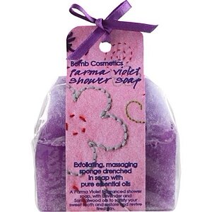 Sapun cu burete exfoliere si masaj Parma Violet B Cosmetics 140g