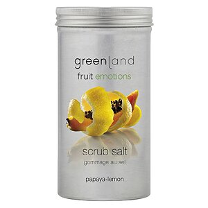 Sare exfoliantă, cu papaya și lămâie, Greenland, Sare exfoliantă, cu papaya și lămâie, Greenland, pe Denysa.ro