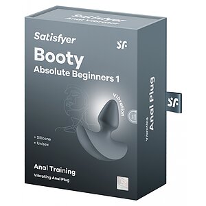 Satisfyer Absolute Beginners 1 — Plug Anal 12 Vibrații USB Gri