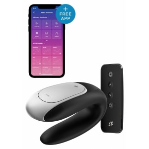 Satisfyer Double Fun Negru pe Denysa.ro