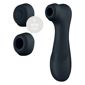 Satisfyer Pro 2 Generation 3 With Liquid Air Dark Grey Negru pe Denysa.ro