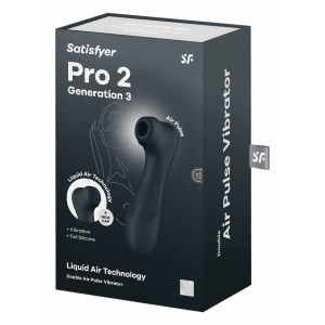 Satisfyer Pro 2 Generation 3 With Liquid Air Dark Grey Negru