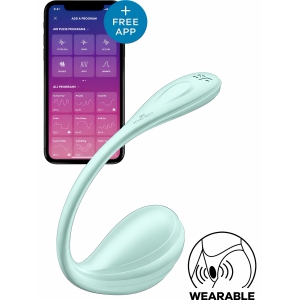 Satisfyer Smooth Petal Connect 12 Moduri App Control Verde pe Denysa.ro