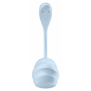 Satisfyer Smooth Petal Connect Vibrator Purtabil 12 Moduri Albastru