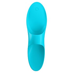 Satisfyer Teaser Finger Vibrator Blue Albastru