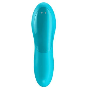 Satisfyer Teaser Finger Vibrator Blue Albastru
