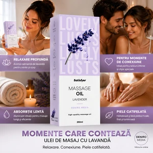 Satisfyer Ulei Masaj Lavandă 250 ml — Relaxare Catifelată