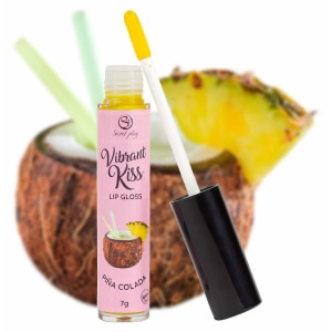 Secret Play Vibrant Kiss — Gloss Pina Colada cu Vibrații