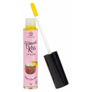Secret Play Vibrant Kiss — Gloss Pina Colada cu Vibrații