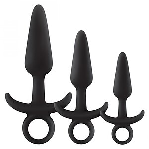 Set 3 Dopuri Anale Renegade Negru pe Denysa.ro