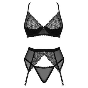 Set 3 Piese Obsessive Chemeris Negru Set 3 Piese Obsessive Chemeris Negru pe Denysa.ro
