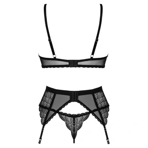 Set 3 Piese Obsessive Chemeris Negru XS-S