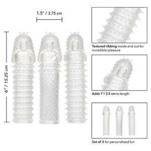 Set 3 Piese Prelungitoare Extension Transparent