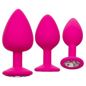 Set 3 Plug-uri Cheeky Gems Roz pe Denysa.ro