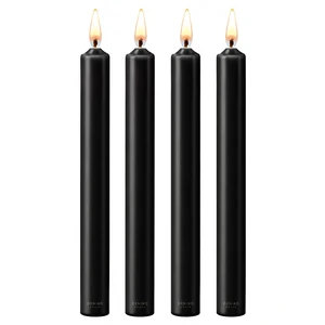 Set 4 Lumânări Negru pe Denysa.ro