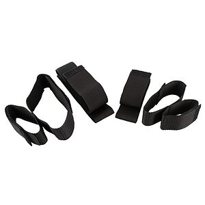 Set 4 Piese Bad Kitty Arm And Leg Restraints Negru pe Denysa.ro