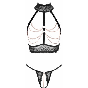 Set Abierta Fina Amethyst Negru pe Denysa.ro