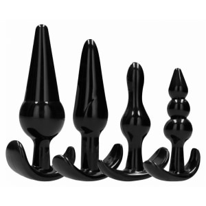 Set Anal Plug NO. 80 Negru Set Anal Plug NO. 80 Negru pe Denysa.ro