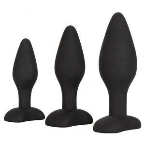 Set Anal Silicone Exerciser Negru pe Denysa.ro