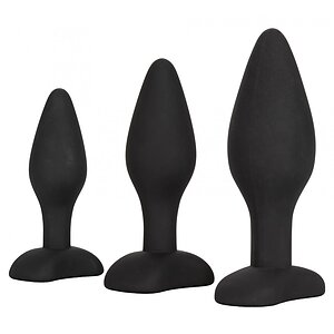 Set Anal Silicone Exerciser Negru pe Denysa.ro